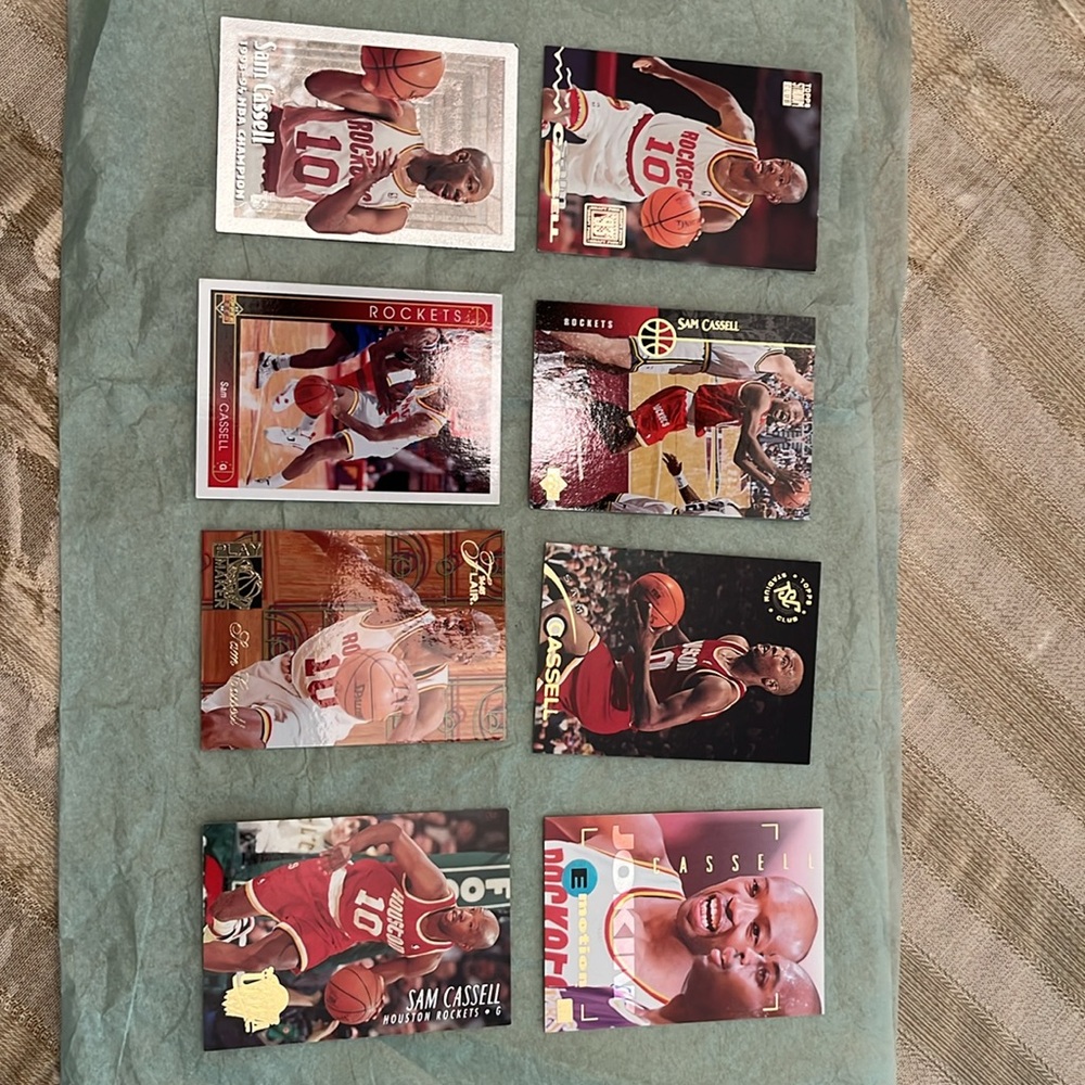 Sam Cassell Basketball Trading Card Bundle